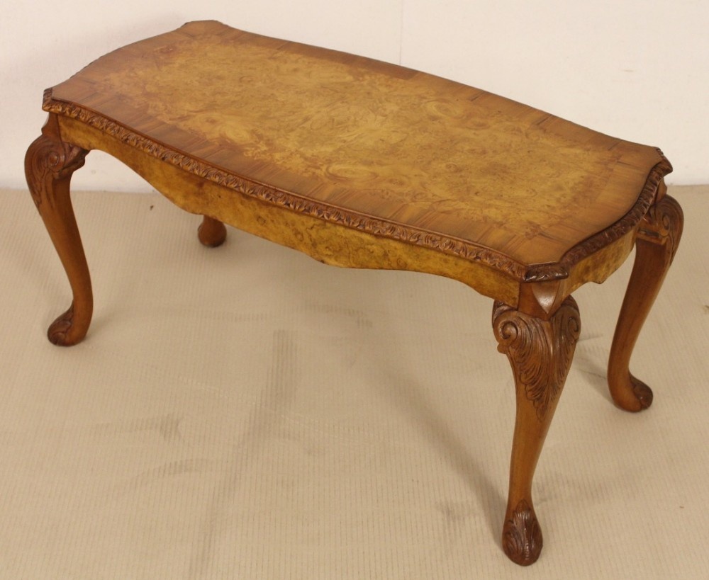 Burr Walnut Coffee Table