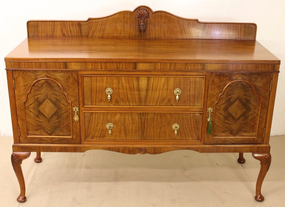 Burr Walnut Sideboard by Maple and Co