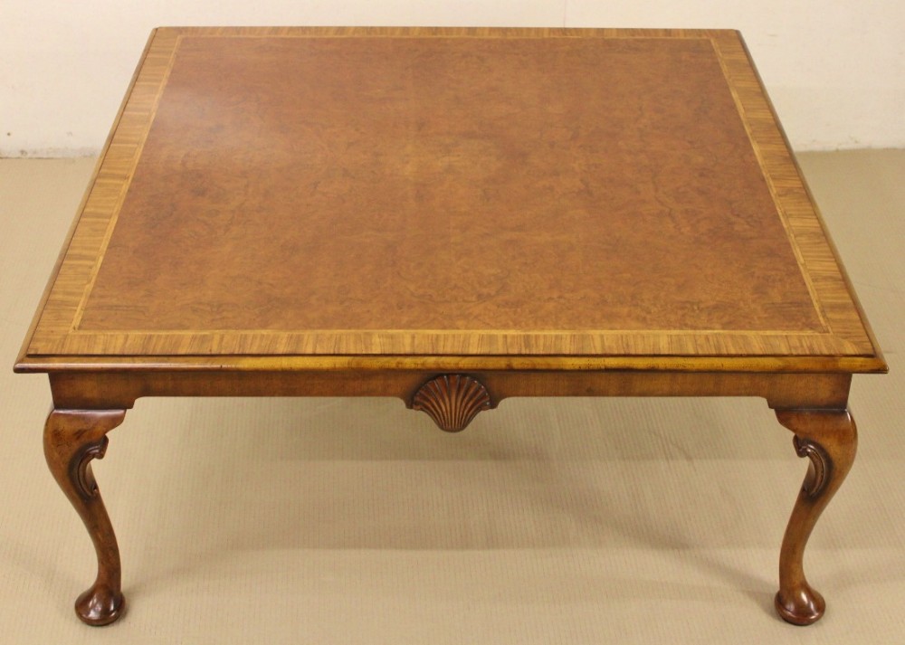 Large Sized Burr Walnut Coffee Table