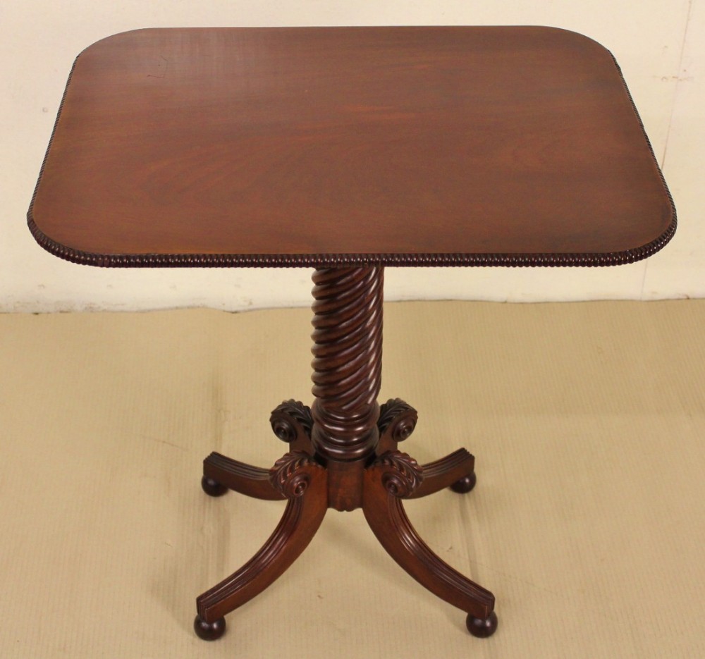 Regency Period Mahogany Lamp Table