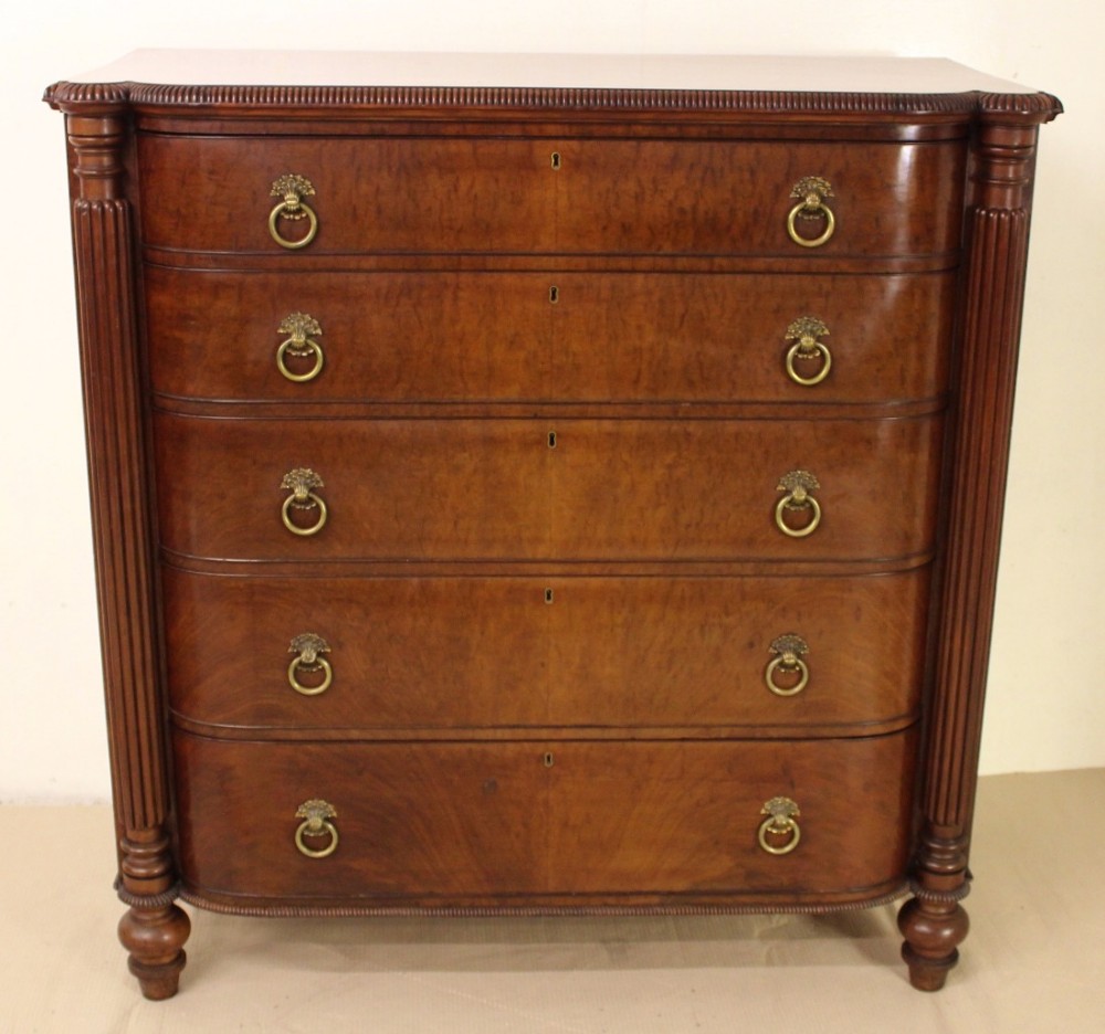 Imposing George IV Period Mahogany Chest of Drawers