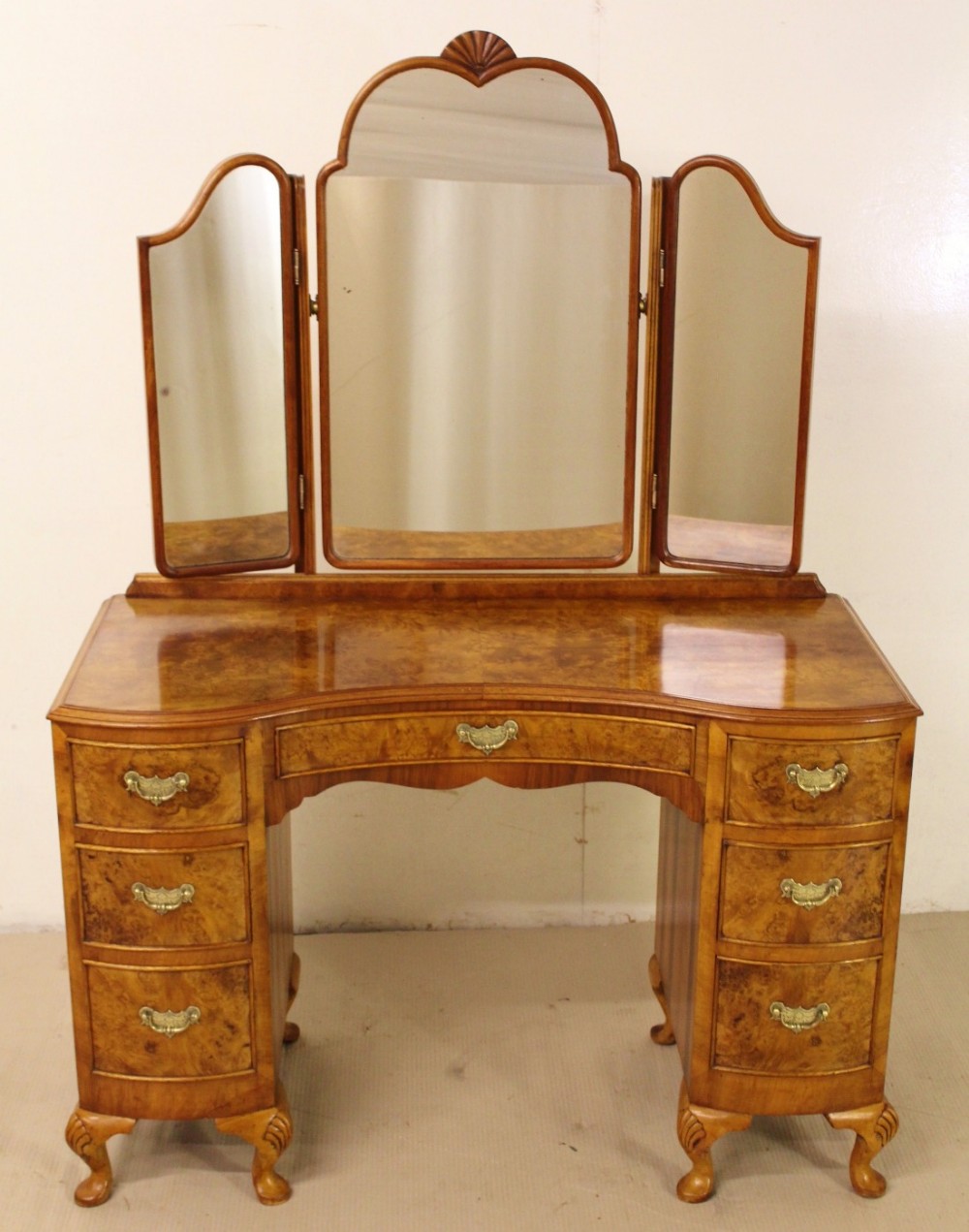 Burr Walnut Dressing Table