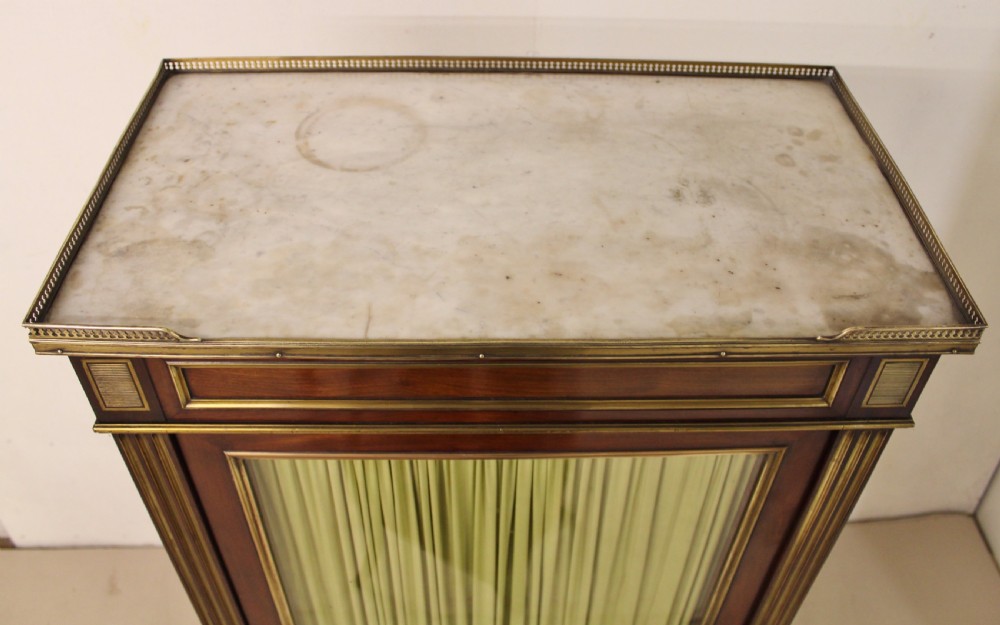 French Mahogany Brass Inlaid Bookcase View VIII