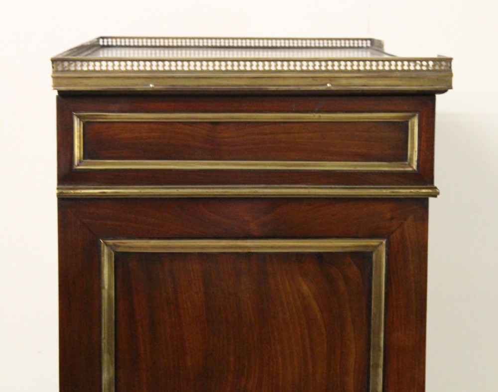 French Mahogany Brass Inlaid Bookcase View X