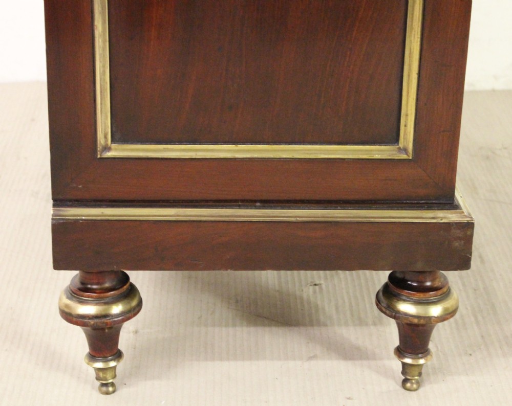 French Mahogany Brass Inlaid Bookcase View XI