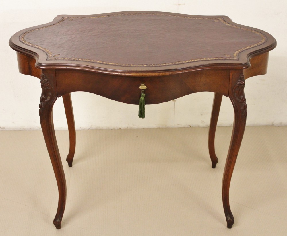 French Mahogany Writing Table View VI