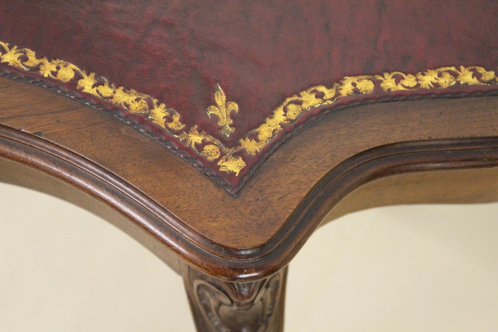 French Mahogany Writing Table View IX
