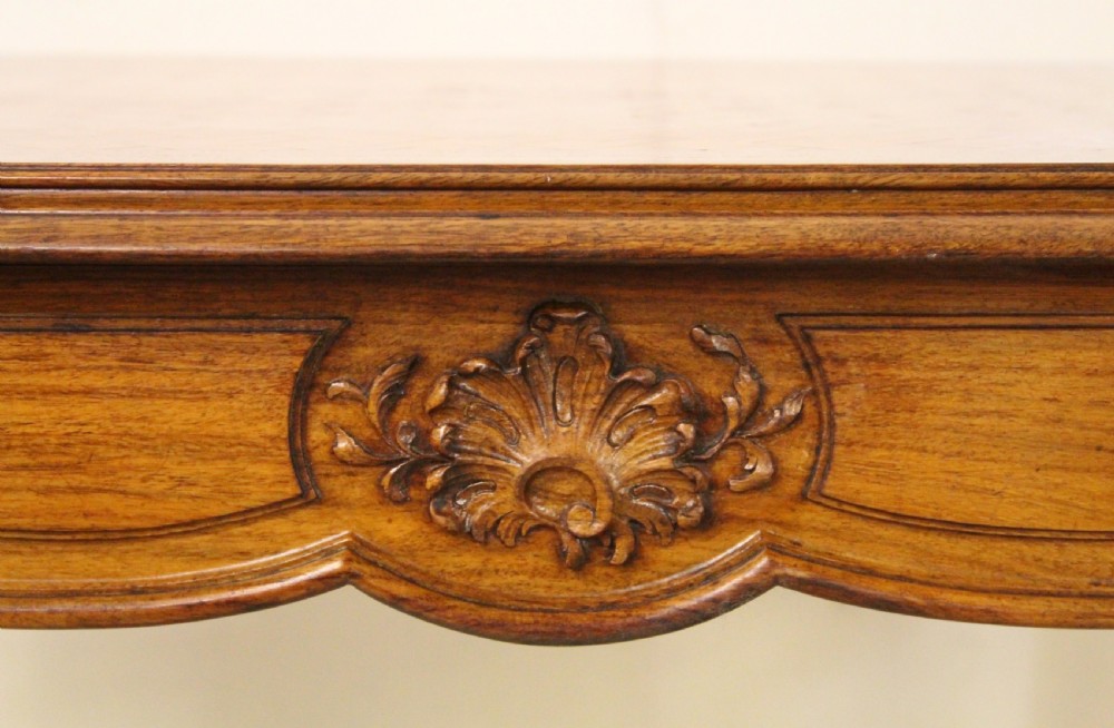 French Walnut Parquetry Topped Side Table View VII