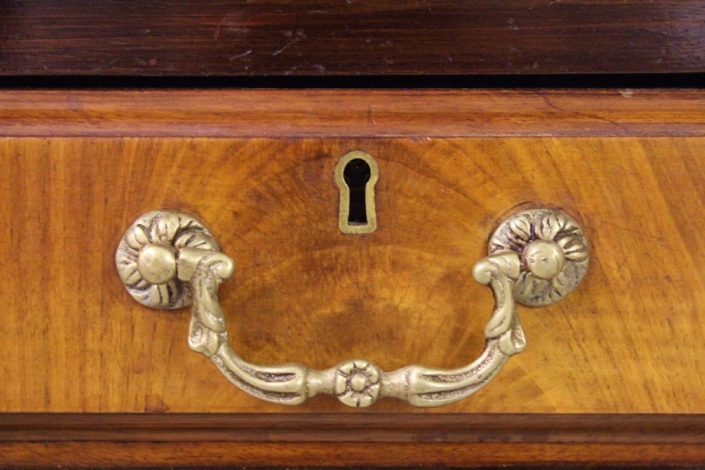 Chippendale Style Walnut Pedestal Desk View IX