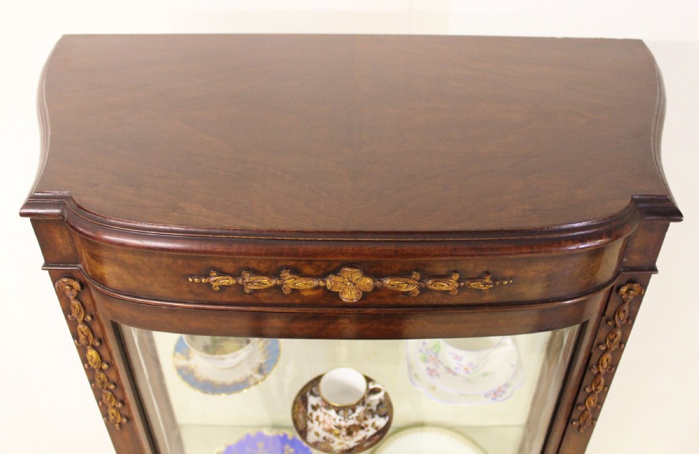 Burr Walnut Vitrine by Maple and Co View IV