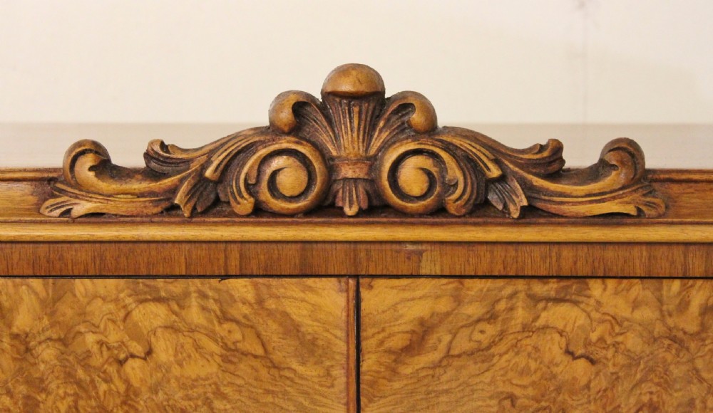 Burr Walnut Cocktail Cabinet View V