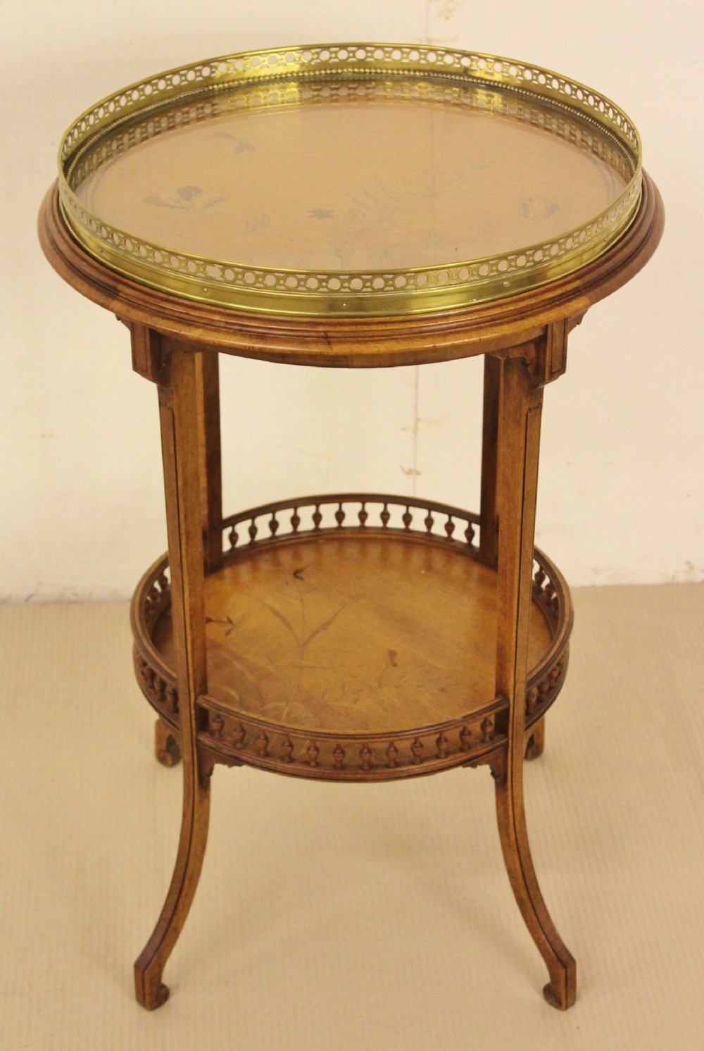 Galle Two Tier Revolving Tray Top Table