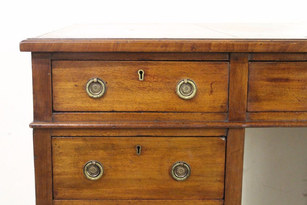 Victorian Mahogany Pedestal Desk by Jas Shoolbred View VII