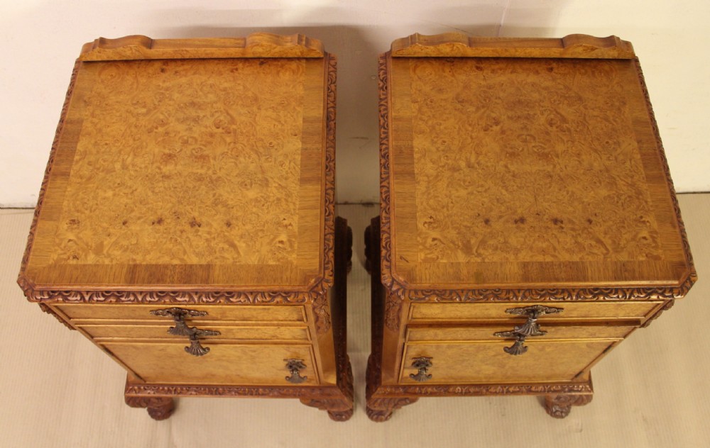 Burr Walnut 6 Piece Bedroom Suite in the Queen Anne Style View X