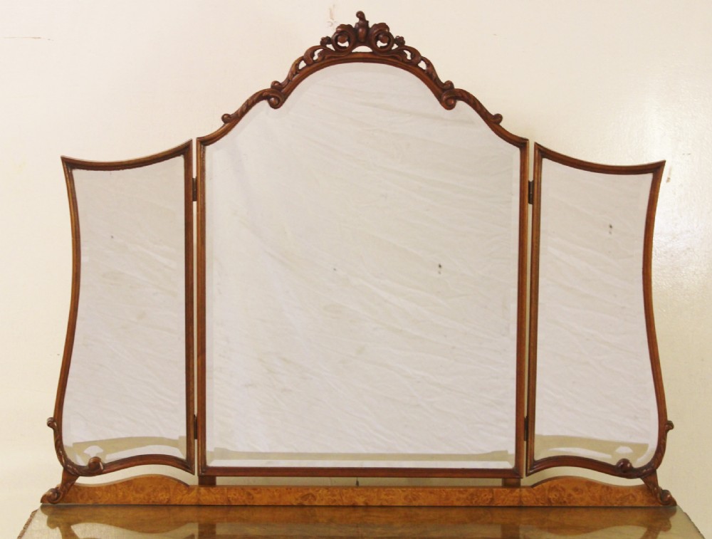 Burr Walnut 6 Piece Bedroom Suite in the Queen Anne Style View XXIII