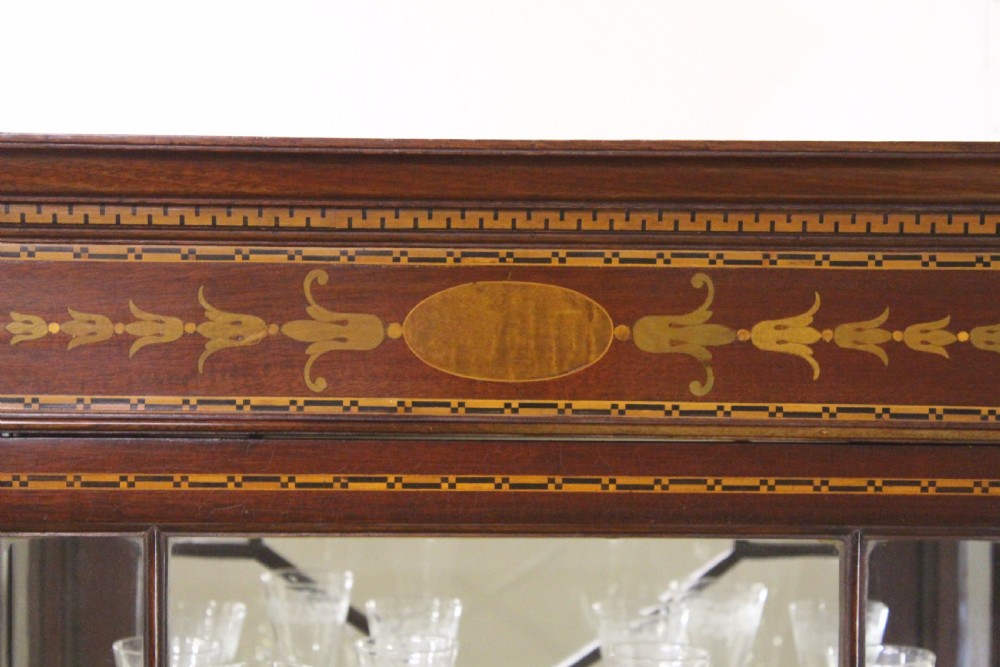 Inlaid Mahogany Display Cabinet View IX
