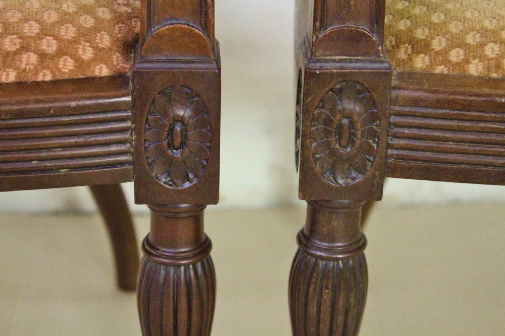 Pair of Mahogany Adams Style Armchairs View VII