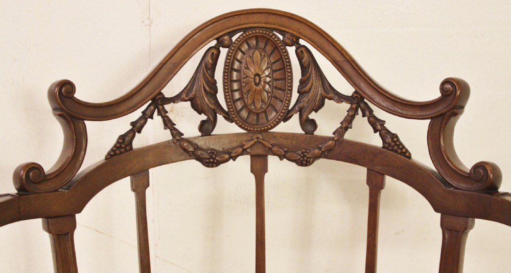 Pair of Mahogany Adams Style Armchairs View XI
