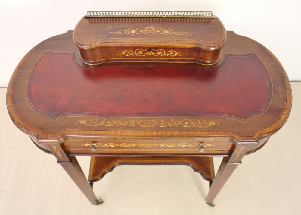 Inlaid Mahogany Writing Desk View II