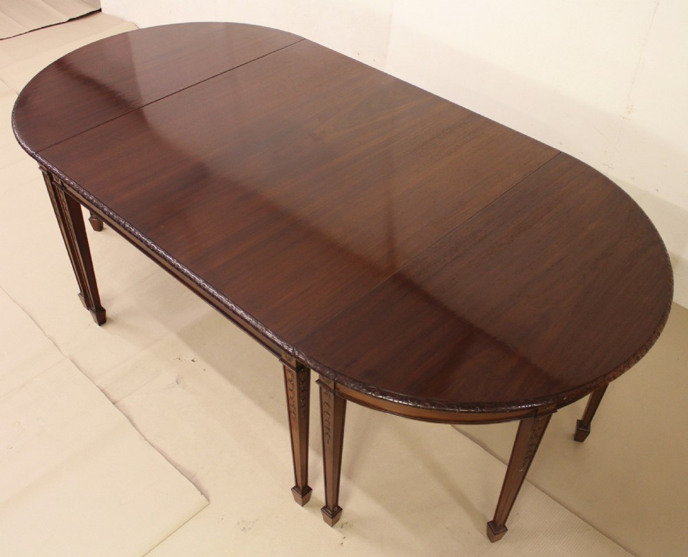 Mahogany D-End Dining Table by Waring and Gillow View III