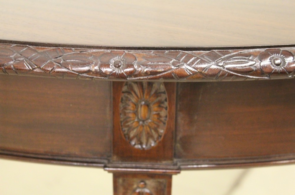 Mahogany D-End Dining Table by Waring and Gillow View X