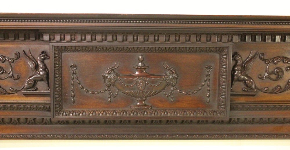  Large Adams Style Neo Classical Mahogany Fire Surround View II