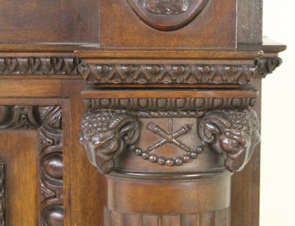  Large Adams Style Neo Classical Mahogany Fire Surround View IV