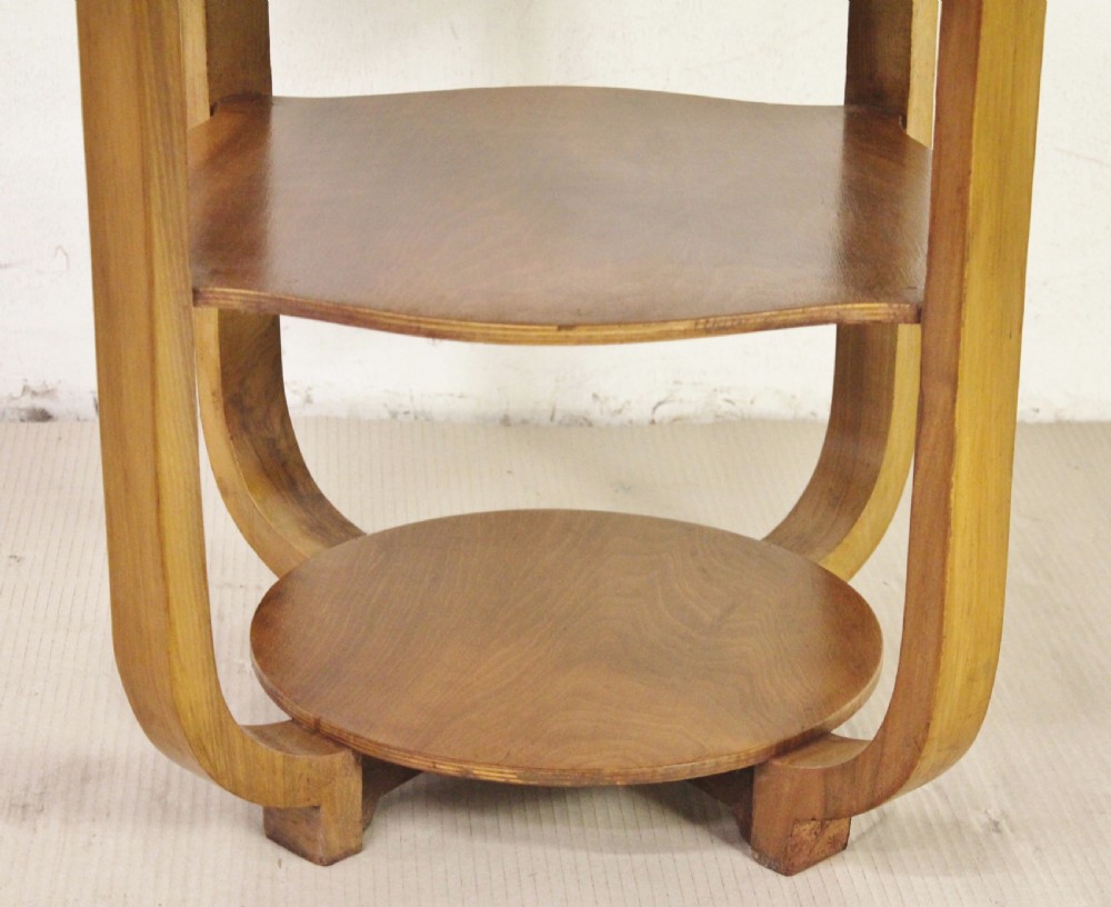 Art Deco Burr Walnut Games Table View VII