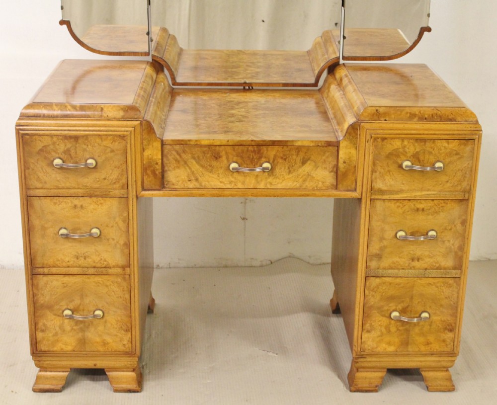 Art Deco Burr Walnut Dressing Table View II