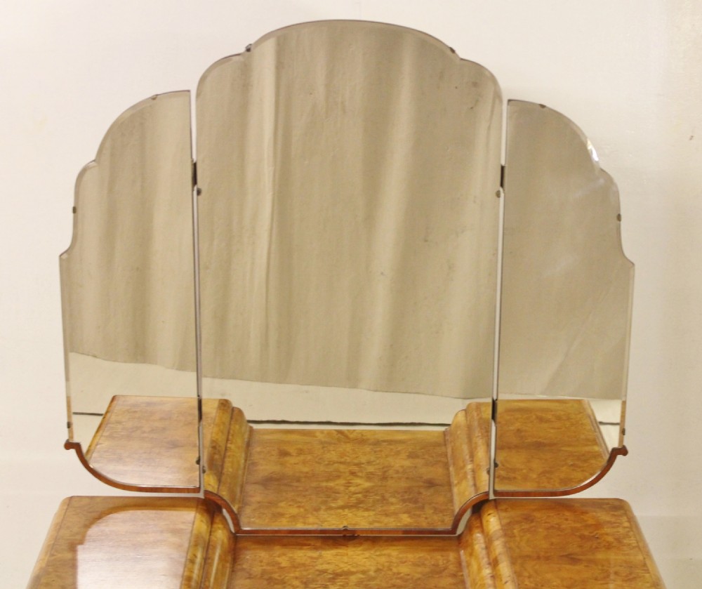 Art Deco Burr Walnut Dressing Table View VI