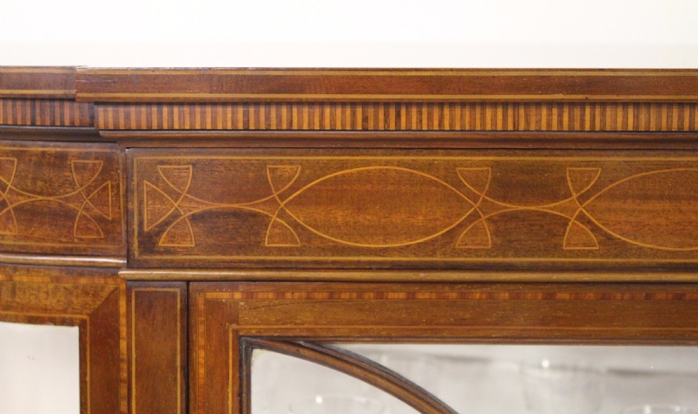 Inlaid Mahogany Display Cabinet by Maple and Co. View VIII