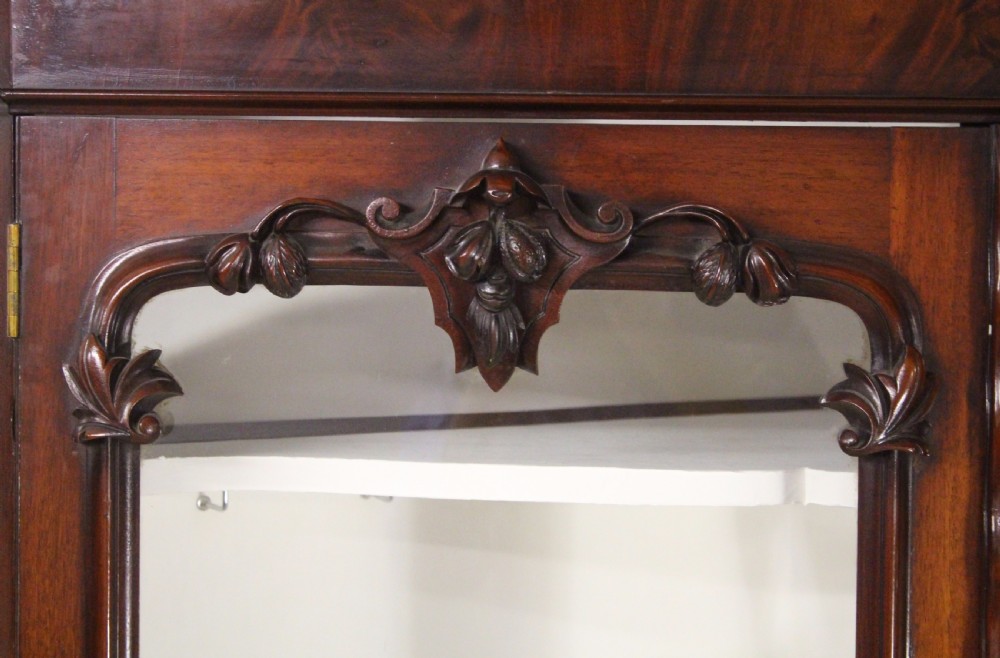 Large Victorian Mahogany Corner Cabinet View IV