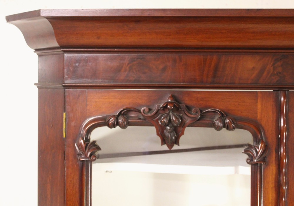 Large Victorian Mahogany Corner Cabinet View VIII
