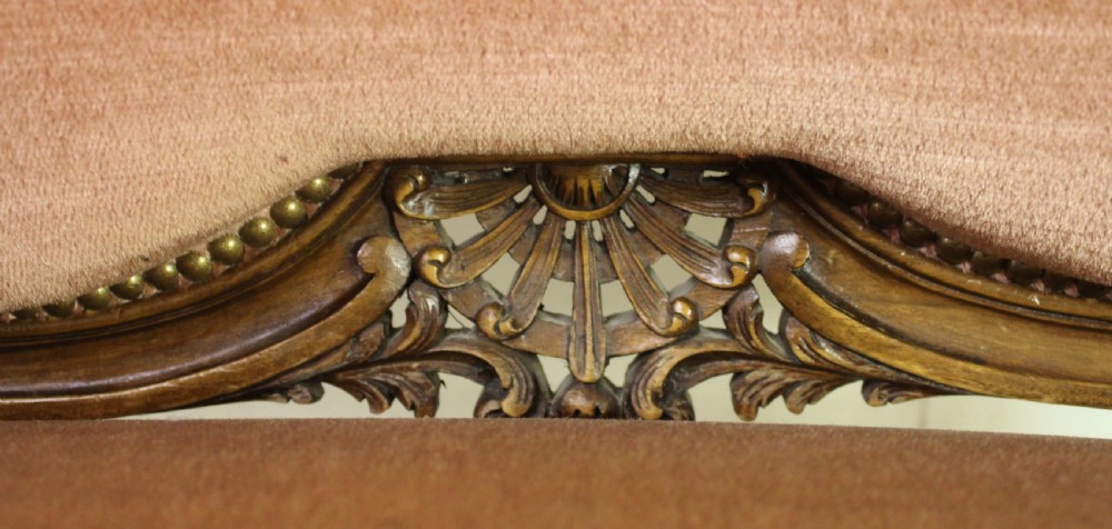 Upholstered French Walnut Canape View VI