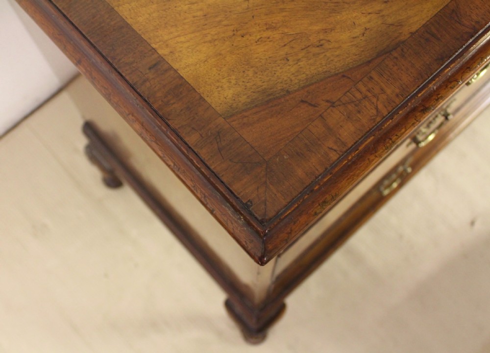 Queen Anne Style Burr Walnut Chest of Drawers View XI