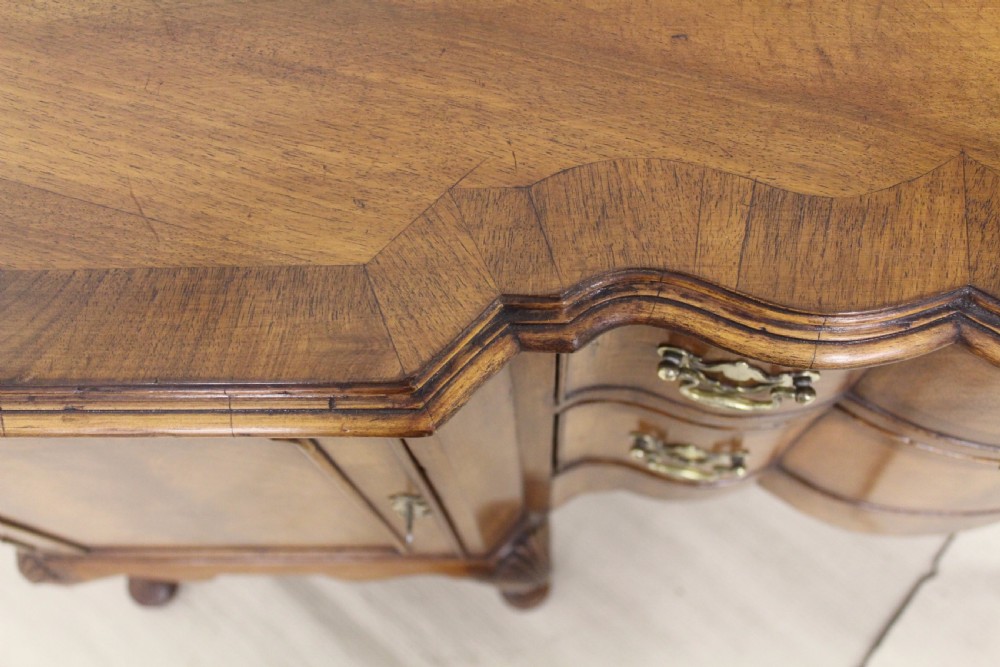 Queen Anne Style Burr Walnut Sidebaord View XIII