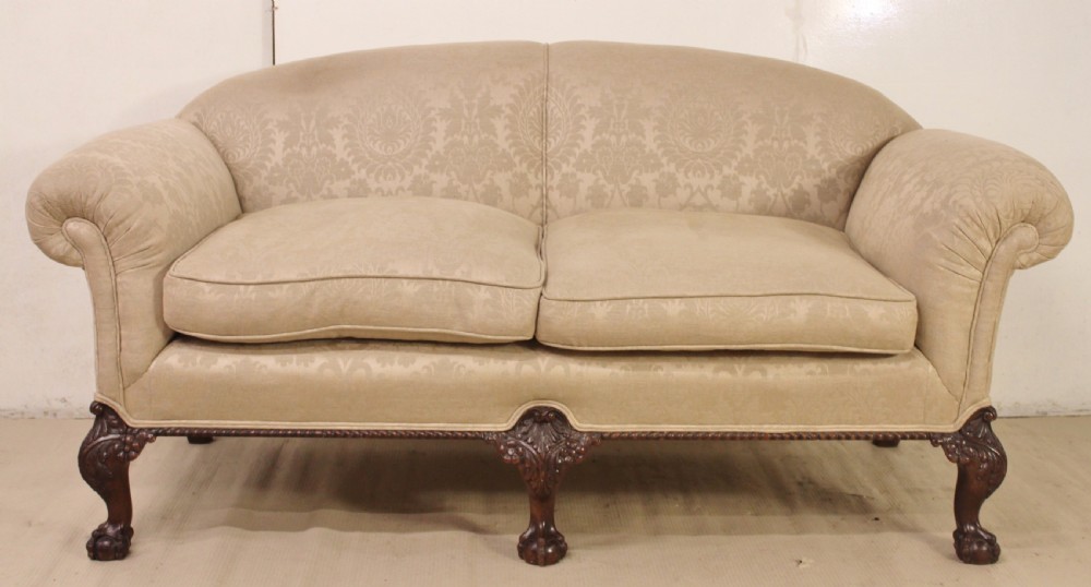 Mahogany Chippendale Style Settee View VI