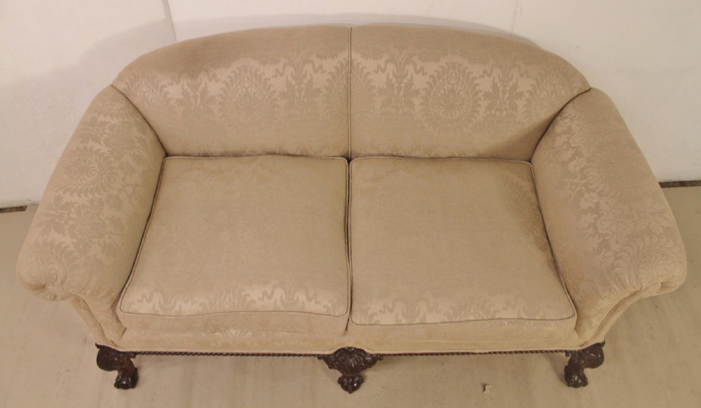 Mahogany Chippendale Style Settee View IX