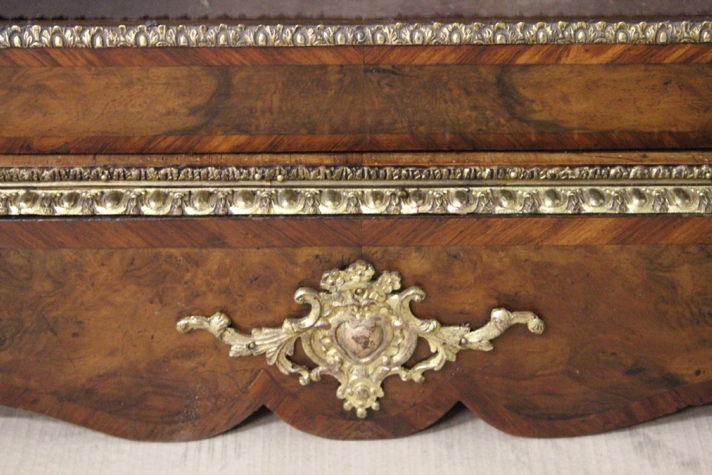 Superior Victorian Burr Walnut Pier Cabinet View VIII