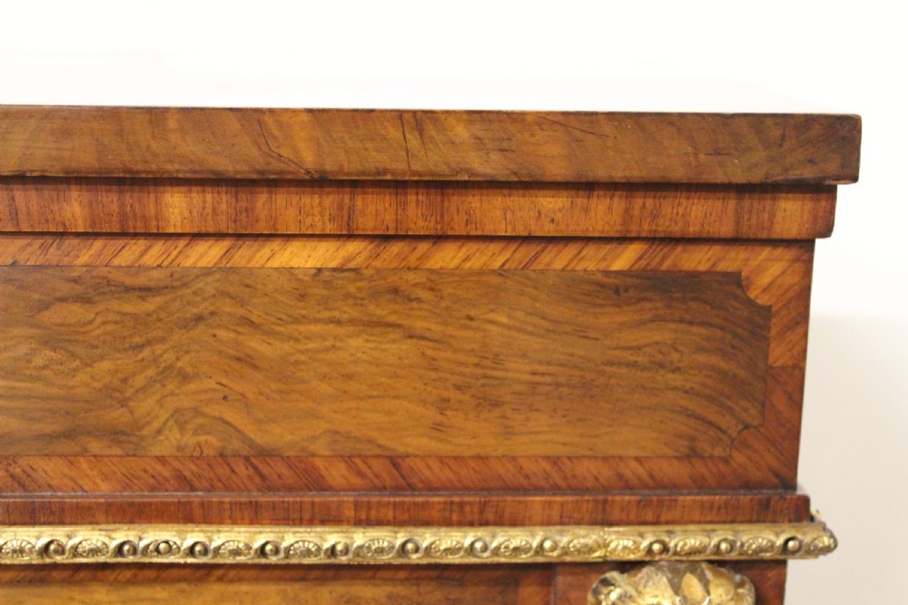 Superior Victorian Burr Walnut Pier Cabinet View X