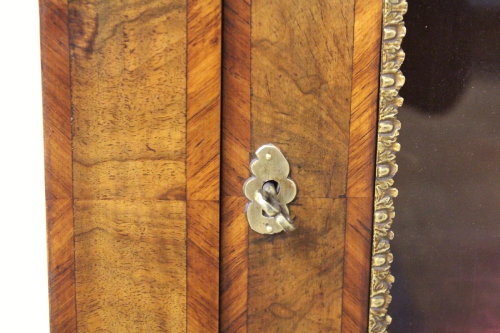 Superior Victorian Burr Walnut Pier Cabinet View XI