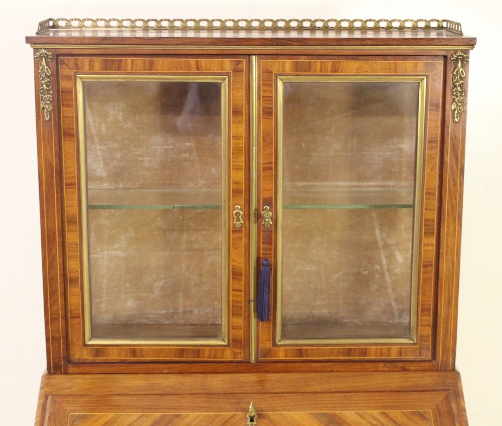 French Walnut Bureau Bookcase View VI