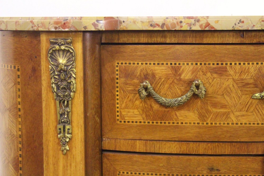 Bow Ended French Marble Topped Commode View VIII