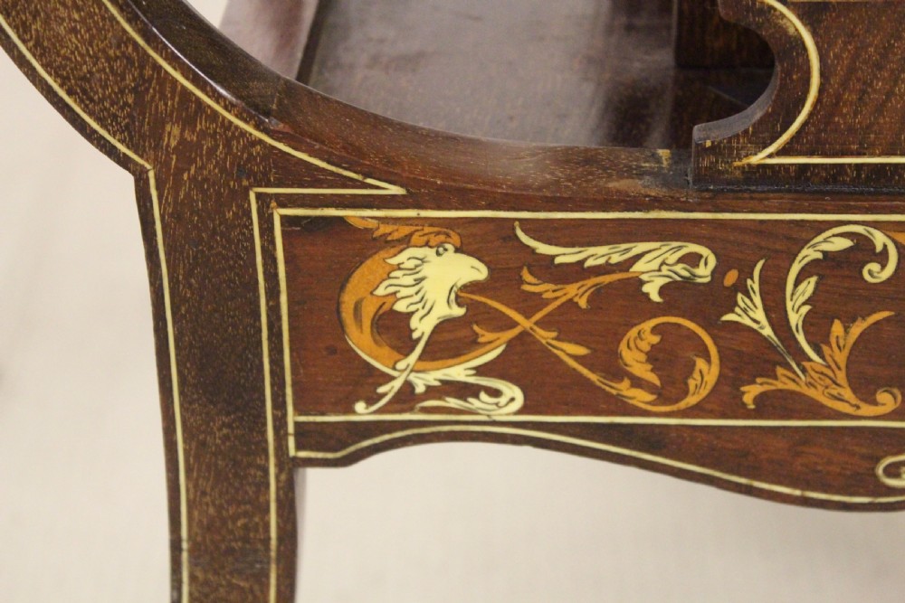 Inlaid Mahogany Canterbury View X