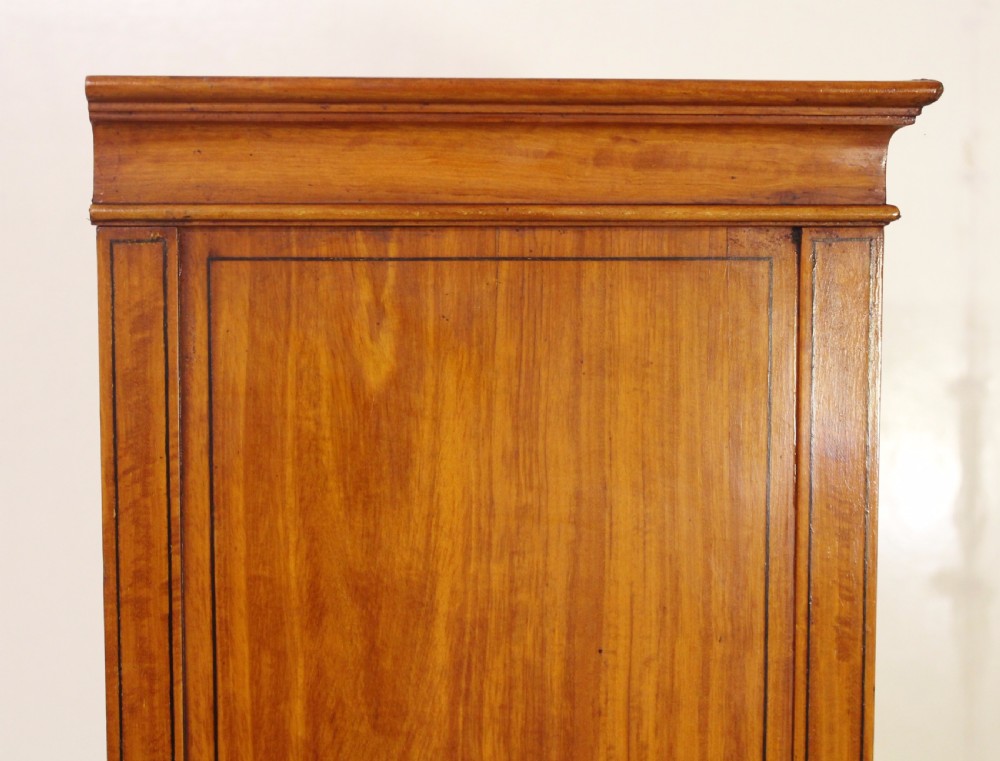 Inlaid Satinwood Bookcase Cabinet View XVIII