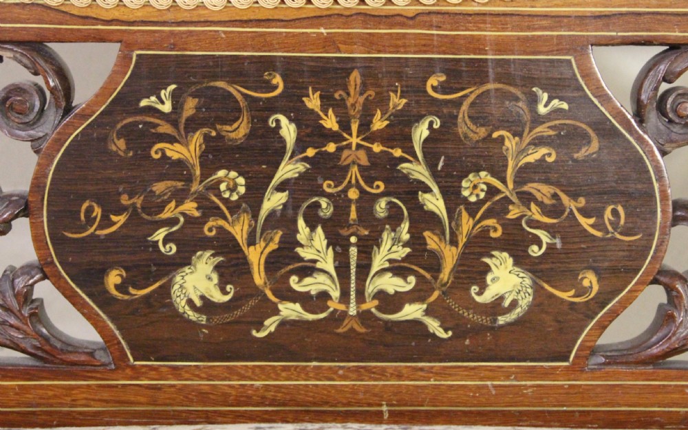 3 Piece Inlaid Rosewood Salon Suite View VI
