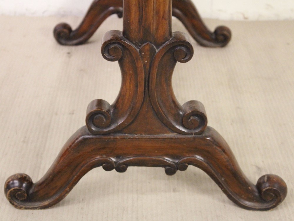 Victorian Inlaid Burr Walnut Side Table View IV