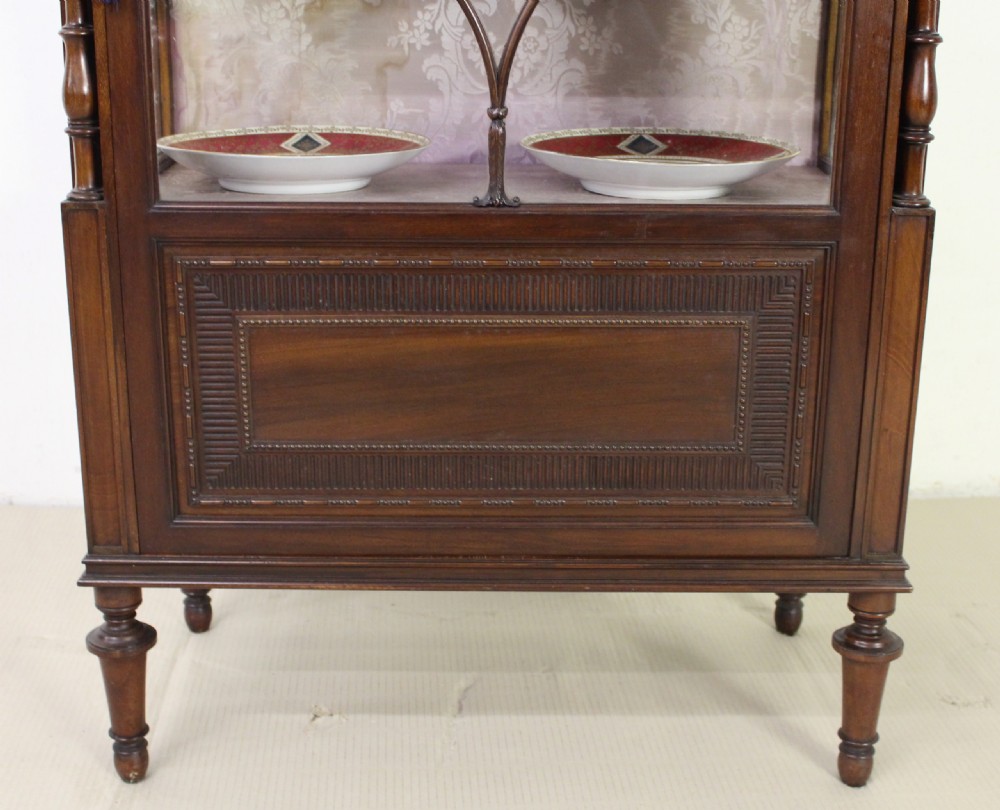Mahogany Display Cabinet View IX