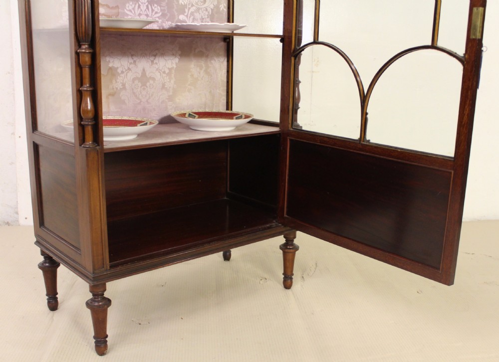 Mahogany Display Cabinet View XIII