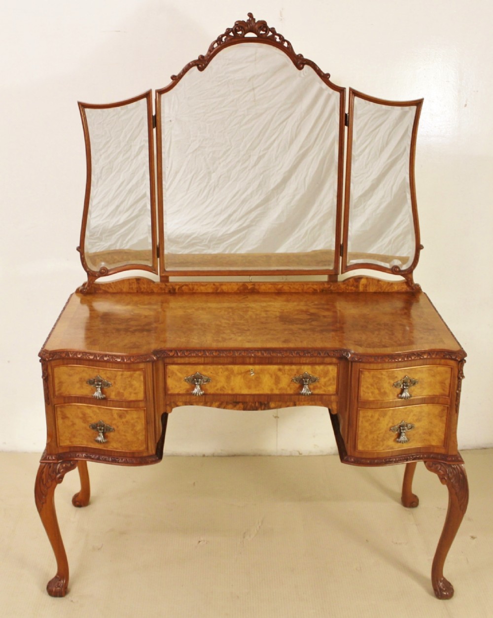 Burr Walnut Dressing Table